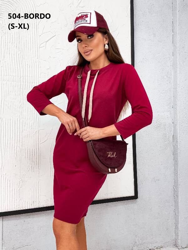 Sukienki damskie (Polska produkt) Roz S-XL Paczka 5 szt /1 Kolor